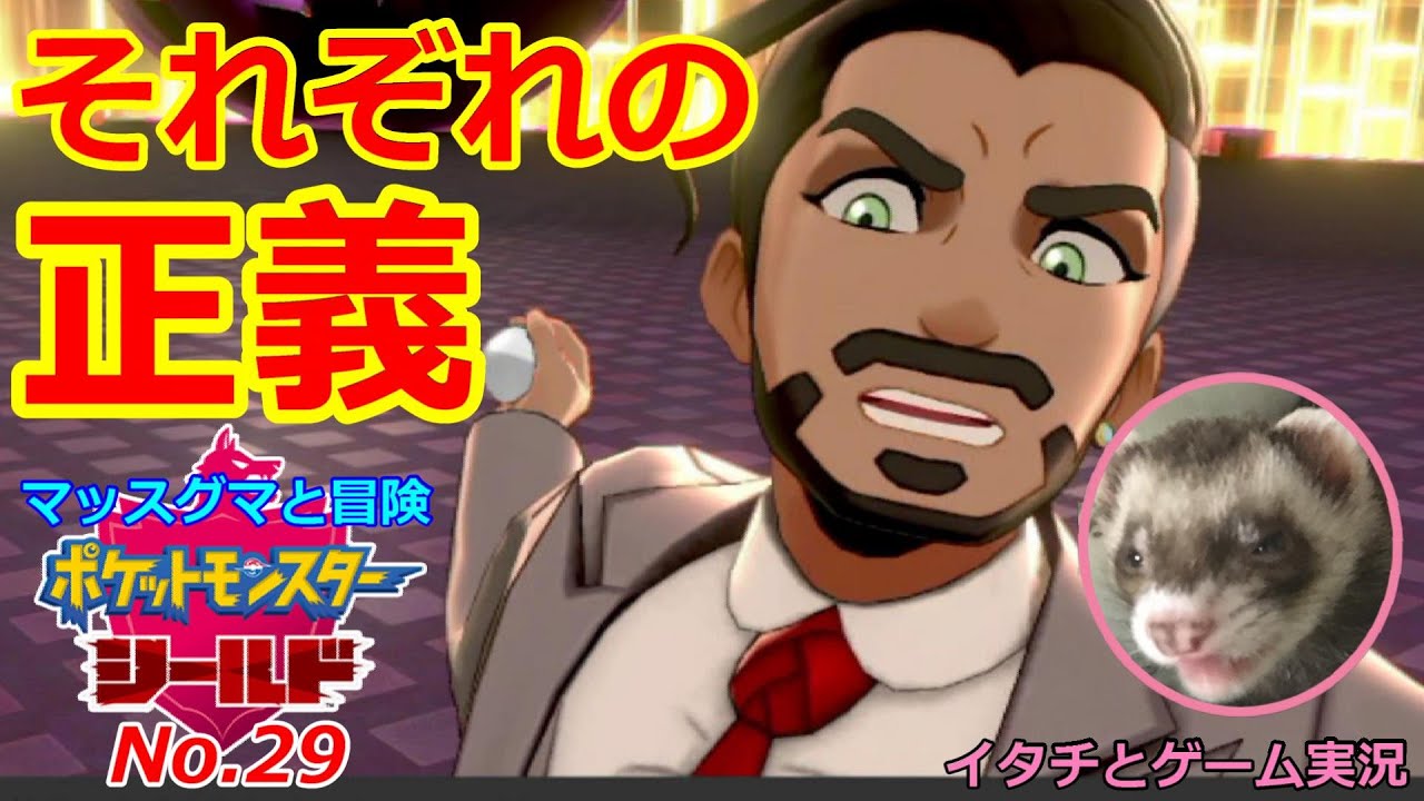 【ポケモン盾】マッスグマと冒険No.29【1000年後の世界のため】