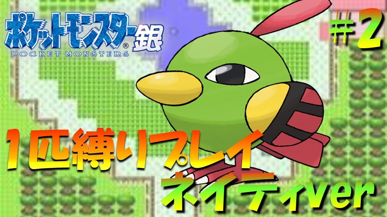 【ポケモン金銀】ポケモン1匹縛りプレイ!!ネイティきみに決めた！part2【ゲーム実況】【縛りプレイ】
