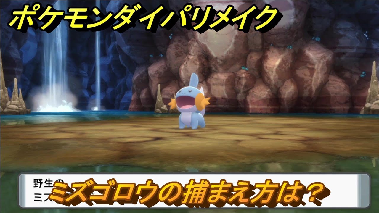 ポケモンダイパリメイク　ミズゴロウの捕まえ方は？出現場所は？　最新版【ブリリアントダイヤモンド・シャイニングパール】