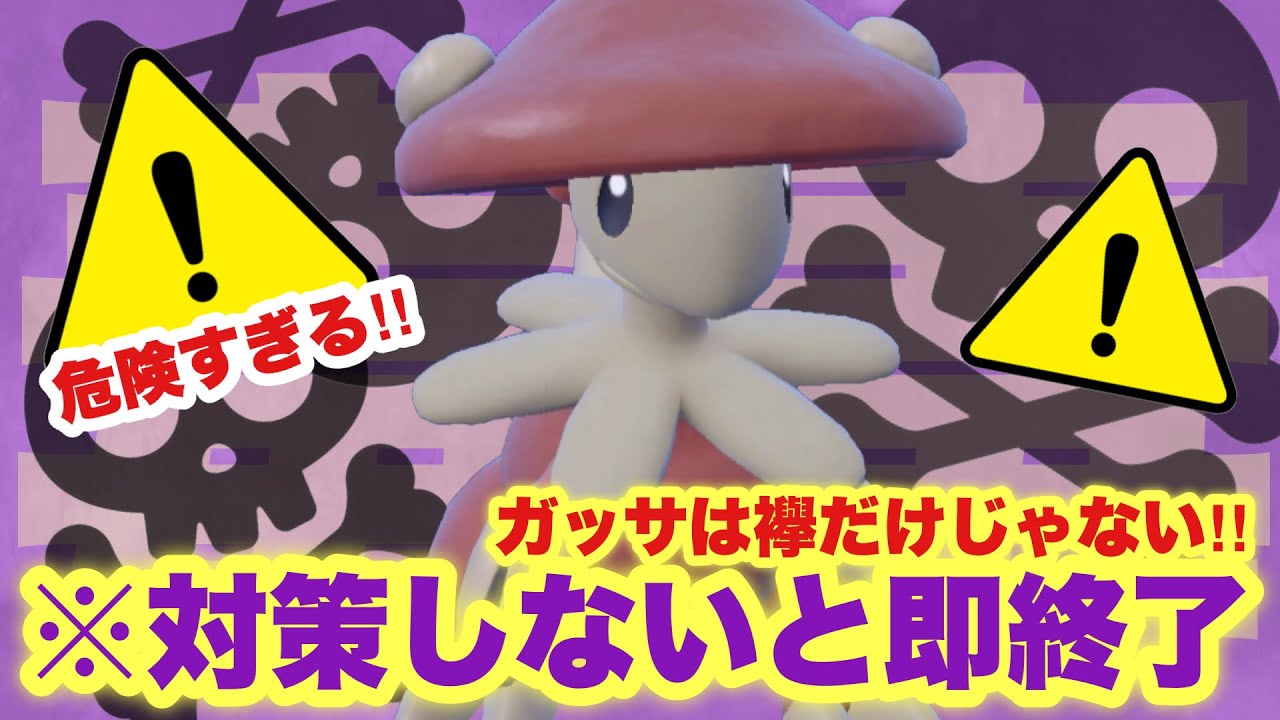 【 毒治癒 】※対策してないと即対戦終了。キノガッサは襷型だけが主流ではございません。【 ポケモンsv 】