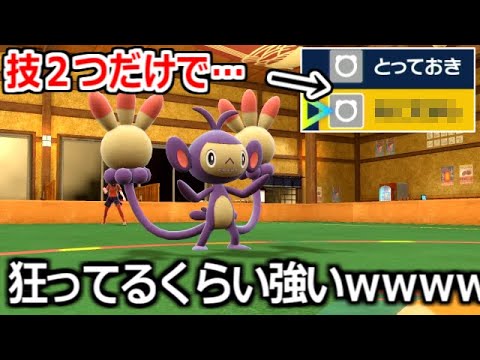 その辺で捕まえたサルに技2つだけ覚えさせて対戦させたらアホみたいに勝ててワロタｗｗｗ「エテボース」【ポケモンSV実況】