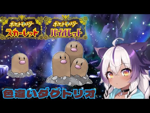 【ポケモンSV】色違いディグダ → ダグトリオ【ポケットモンスタースカーレットバイオレット】