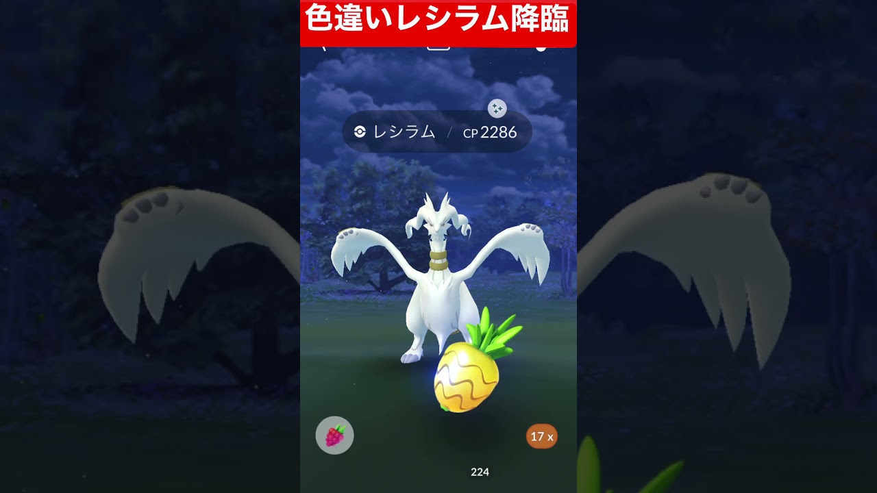 色違いレシラム降臨！