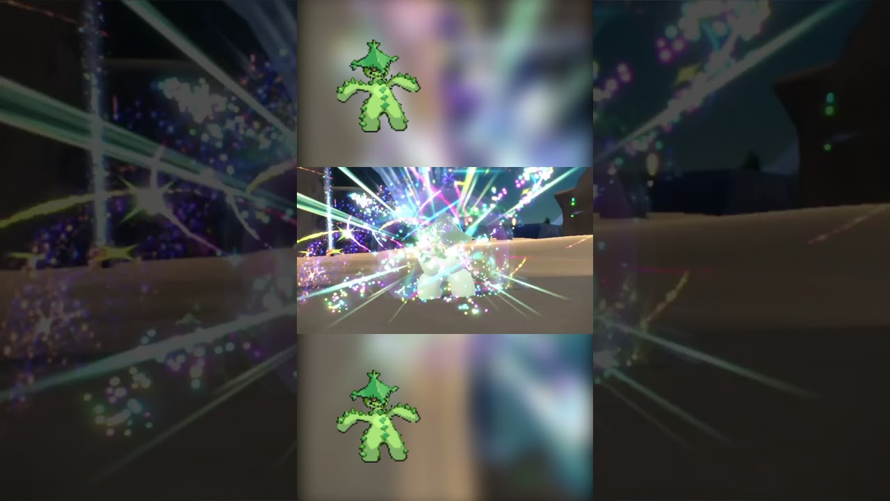 間一髪でエスパー技を無効化するサボネア #shorts　#ポケモンsv