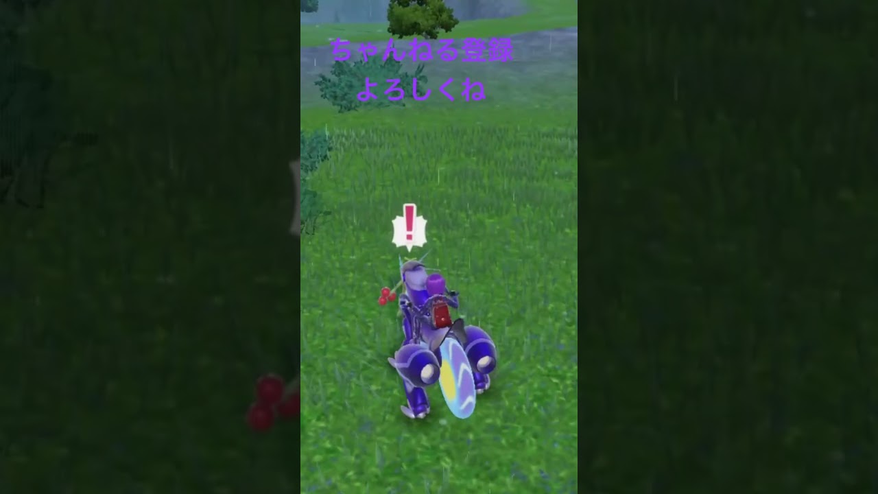 色違いウソッキー、水苦手なのに雨大丈夫？ #ポケモン #ポケモンsv #色違い #pokemon #shiny #gameplay