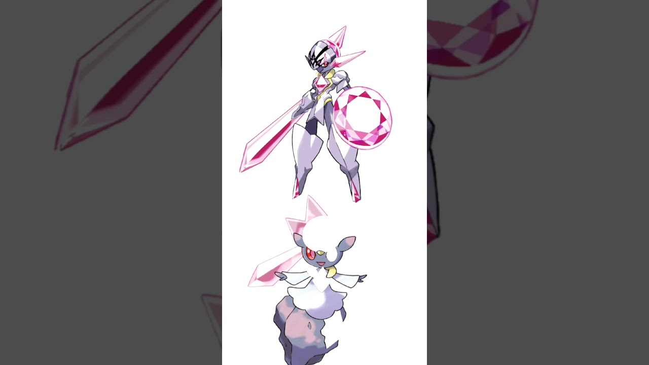 ソウブレイズ＋ディアンシー。ダイヤの騎士ポケモン　#ポケモンフュージョン #pokemon #改造ポケモン  #伝説のポケモン #最強ポケモン