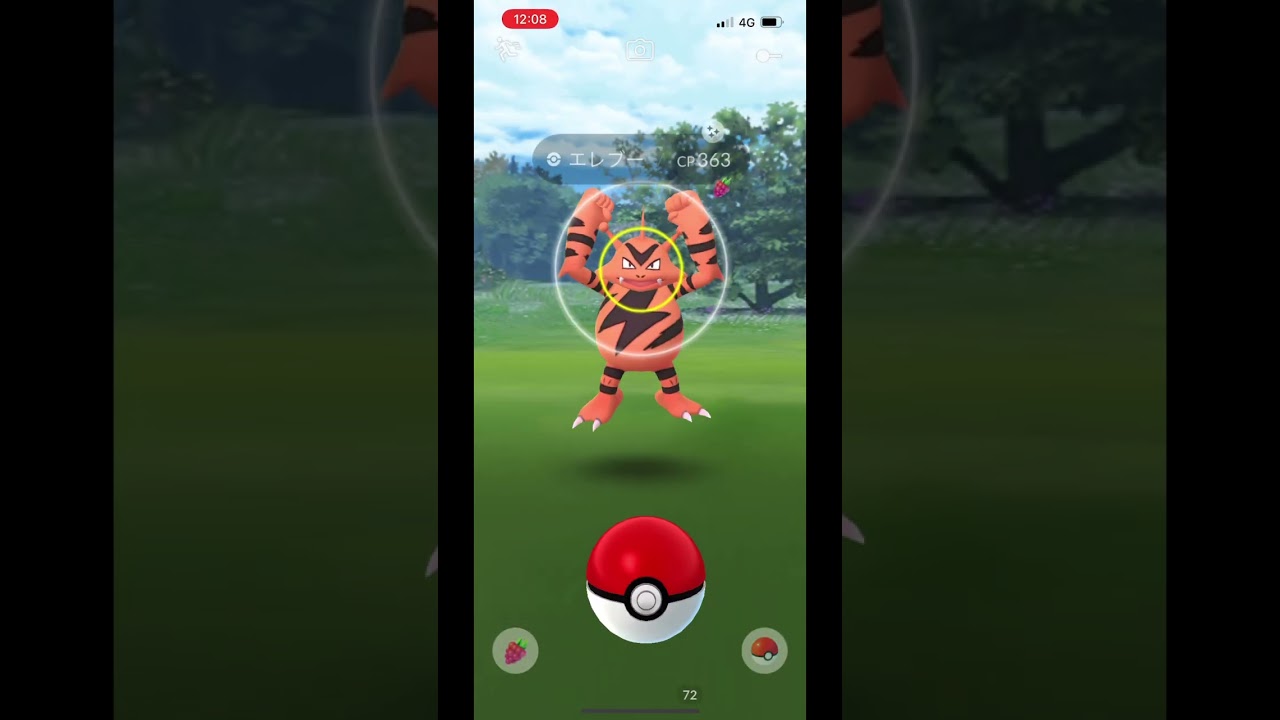 【ポケモンGO】紅エレブー捕まえたゾ