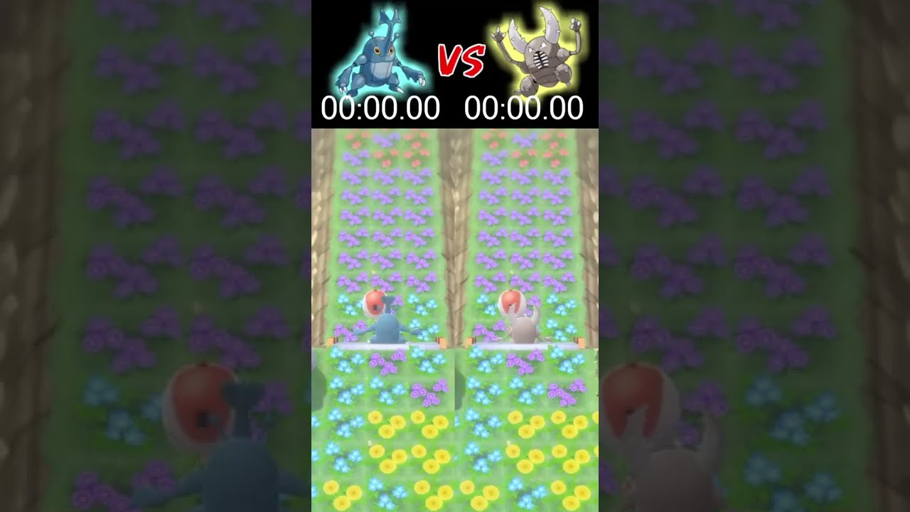 カイロス VS ヘラクロス 速いのはどっち？【ポケモンBDSP】#shorts