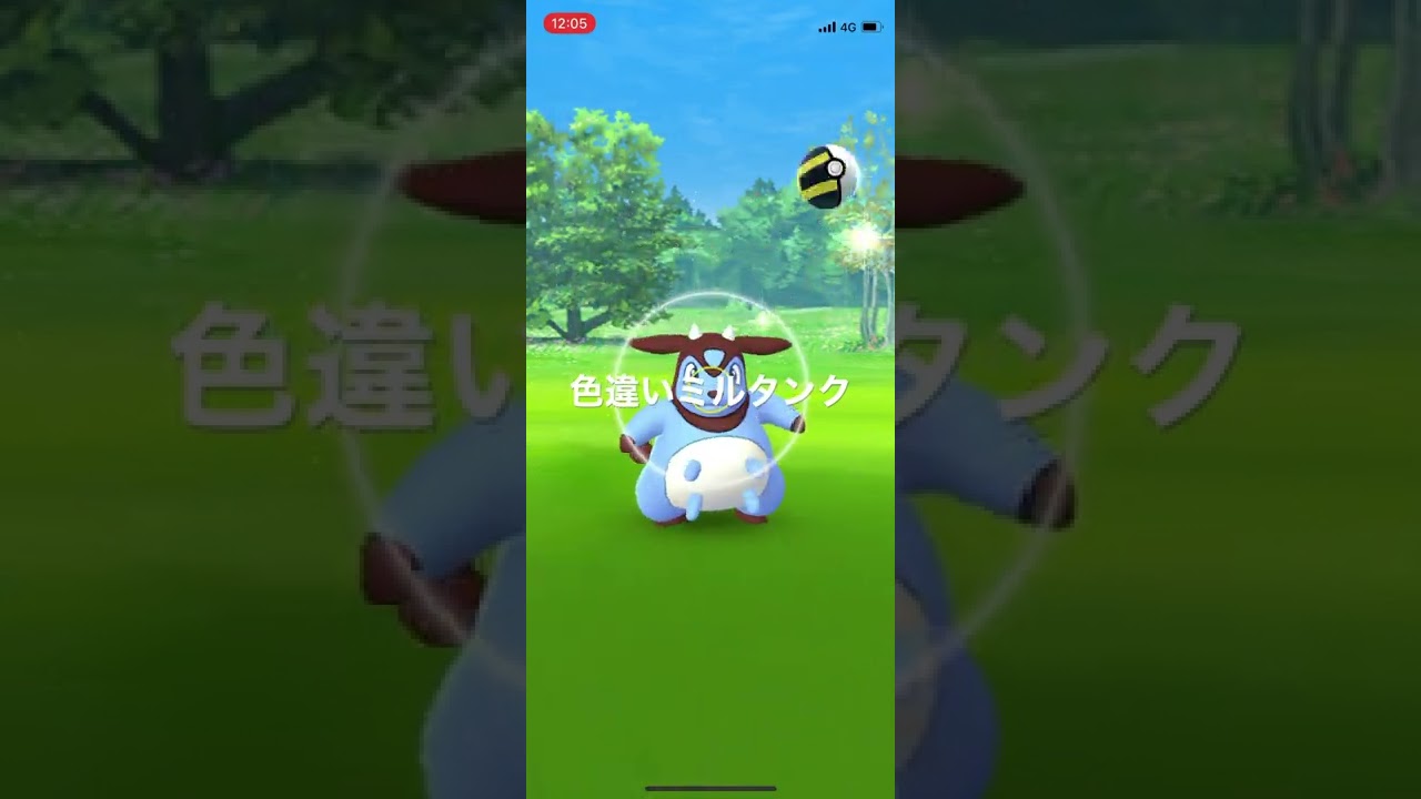 ポケモンGO 色違いミルタンク出現！　PokémonGOTour ジョウト