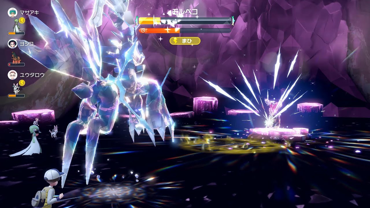 【ポケモンSV】★６ソロレイド モルペコ（フェアリーテラス）🧚‍♀️ ディアルガで撃破🤛 最後はシメたかった💧