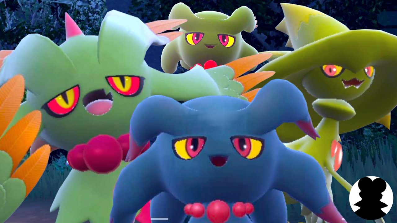 【ポケモンSV】ムウマ・ハバタクカミ・ムウマージの色違いがかわいい！＜ハロウィンの歌声♪＞