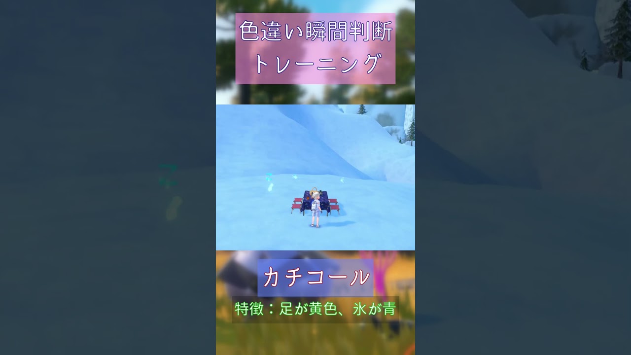 【ポケモンSV】カチコール色違い瞬間判断トレーニング #pokemon #shorts