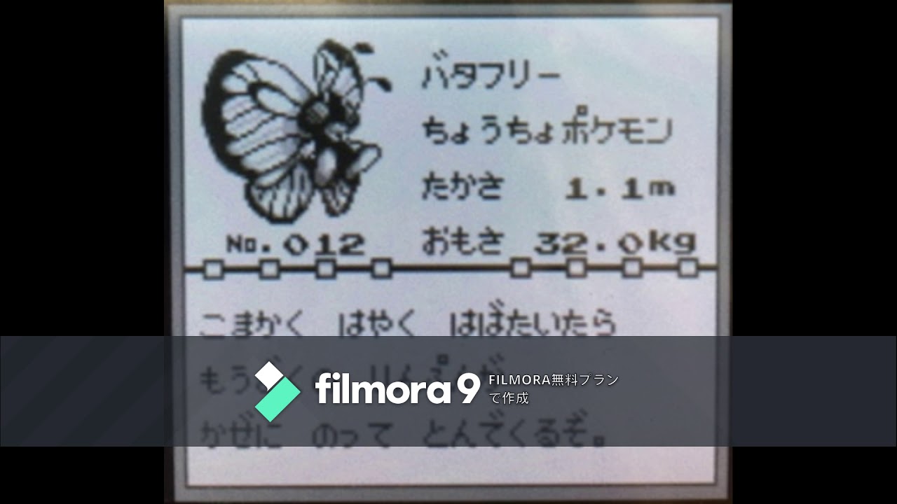 【図鑑NO012】バタフリー　鳴き声