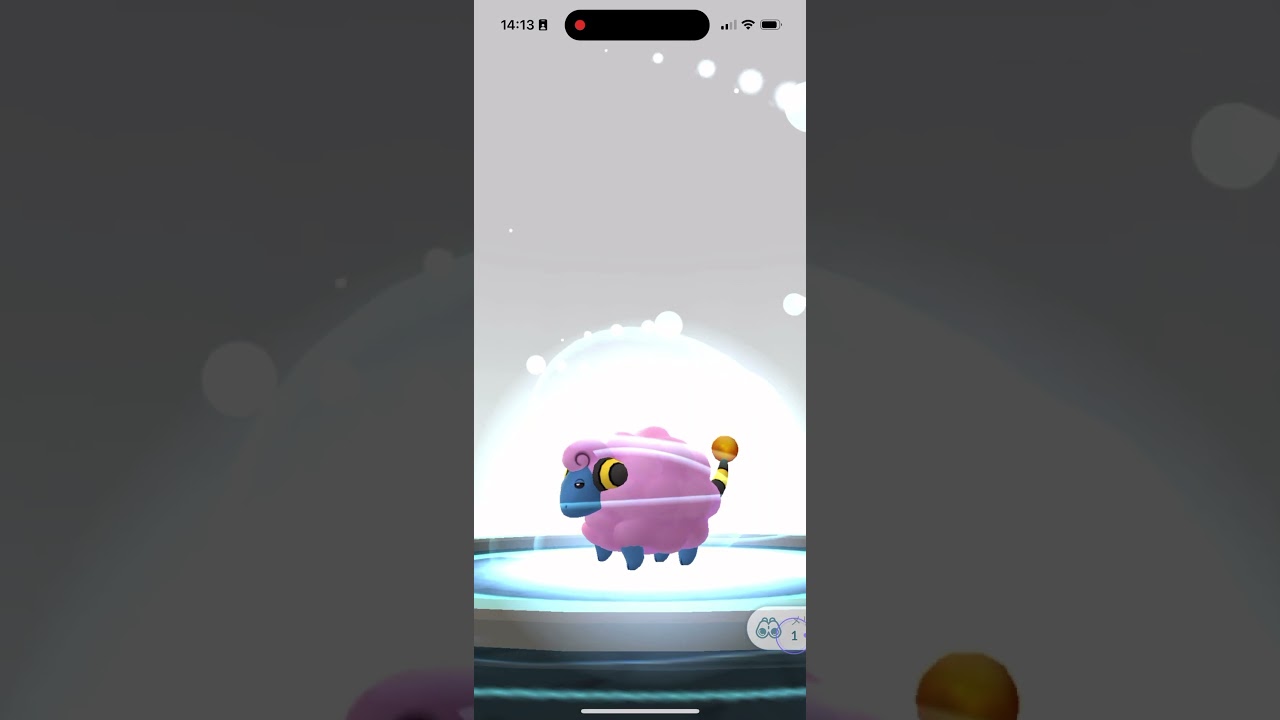 【ポケモンGO】色違いモココへ進化させる！コミュニティデイ #shorts