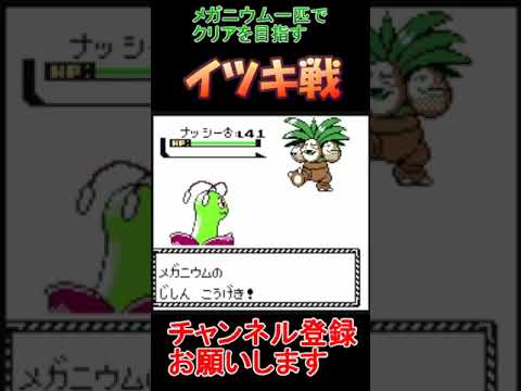 イツキ戦・　ポケモンクリスタル　メガニウムだけでクリアする　【実況】  #レトロゲーム　 #ポケモン  #ゲーム実況