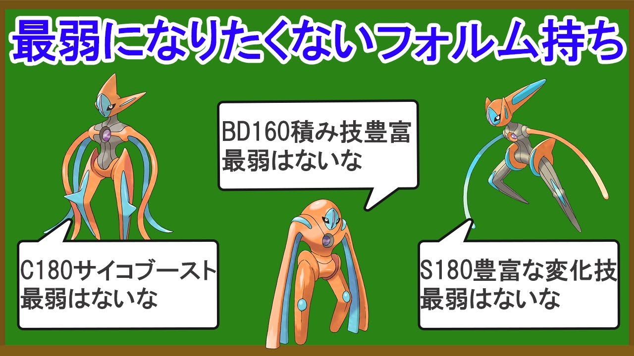 【禁止伝説＆幻編】無能なフォルムチェンジポケモン格付けチェック16選