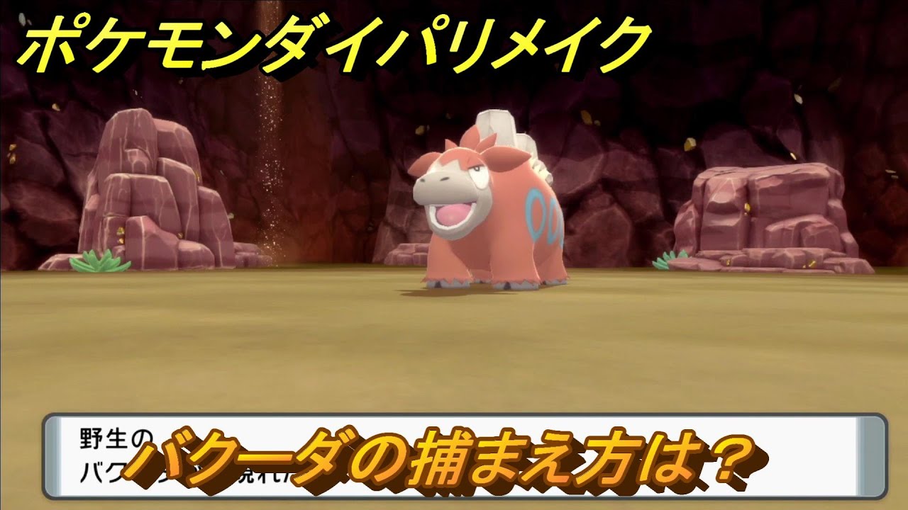 ポケモンダイパリメイク　バクーダの捕まえ方は？出現場所は？　最新版【ブリリアントダイヤモンド・シャイニングパール】