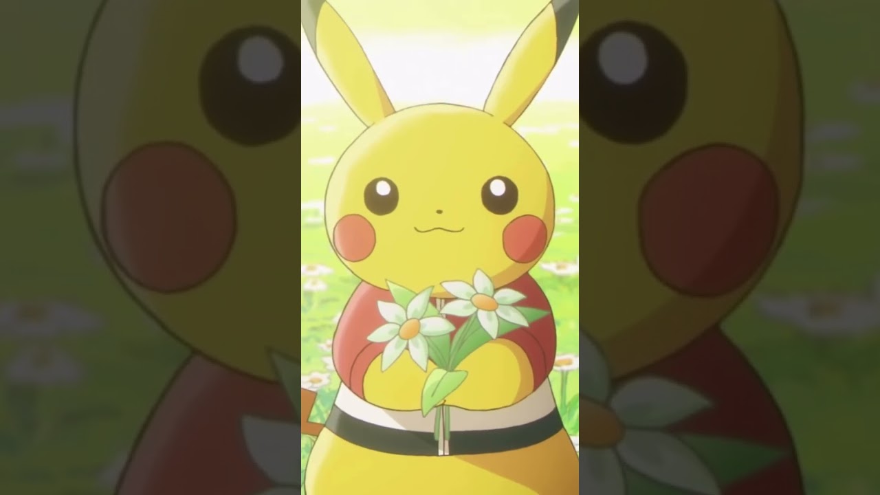 ピカチュウとブルー #shorts #ポケモン #かわいい #pokemon