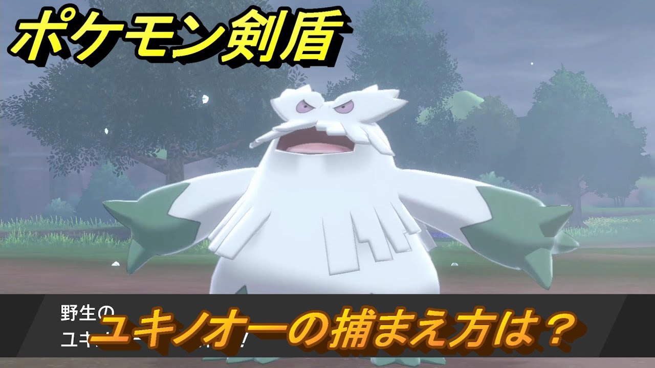 ポケモン剣盾　ユキノオーの出現場所は？オススメの場所は？天気は？ポケモン図鑑コンプへの道！　最新版【ポケモンソード・シールド】