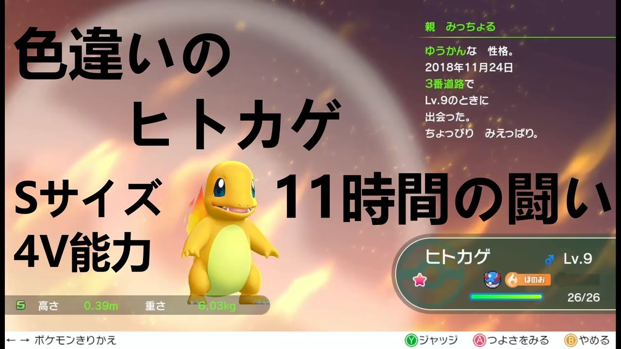 【色違い】ヒトカゲをゲットだぜ！