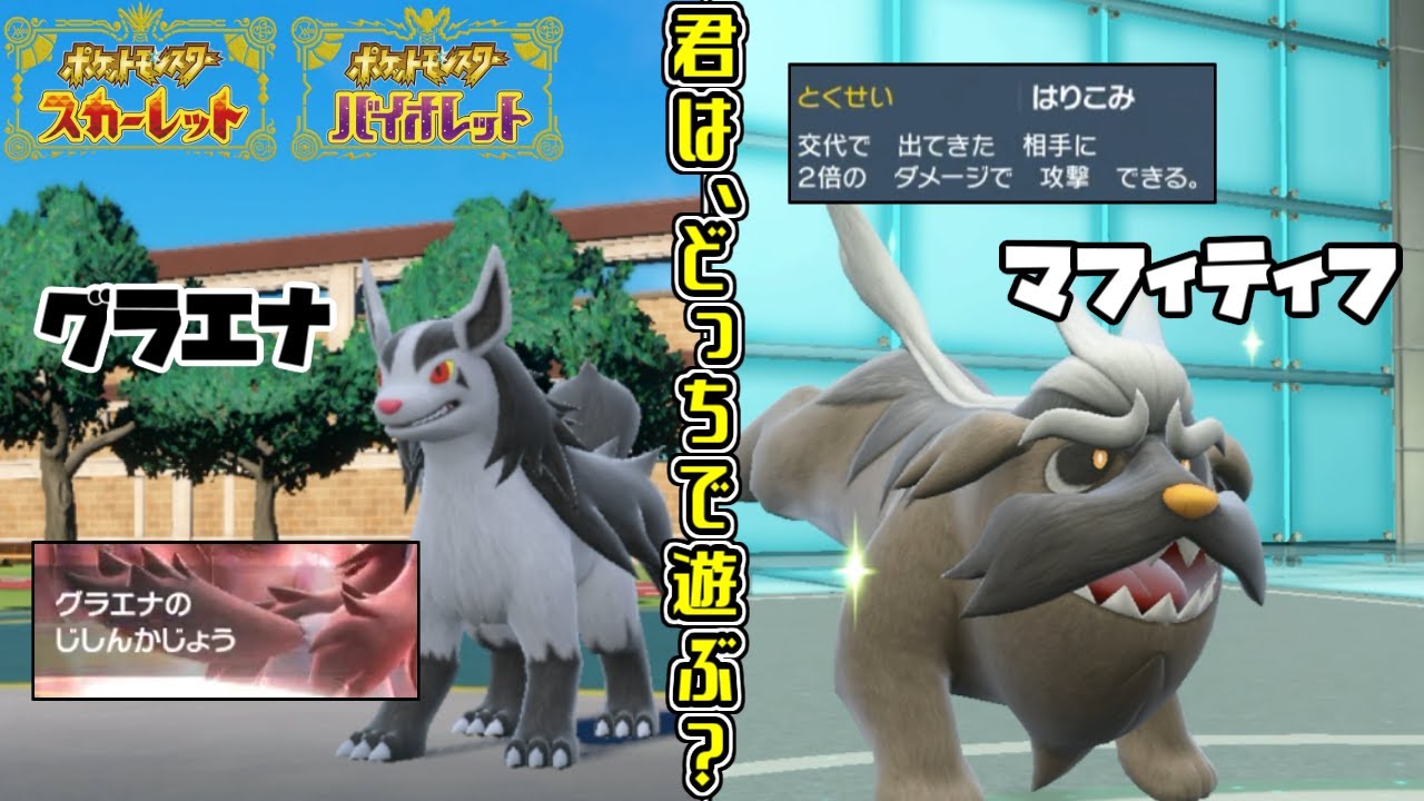 ポケットモンスター グラエナ/マフィティフ【ポケモンSV】
