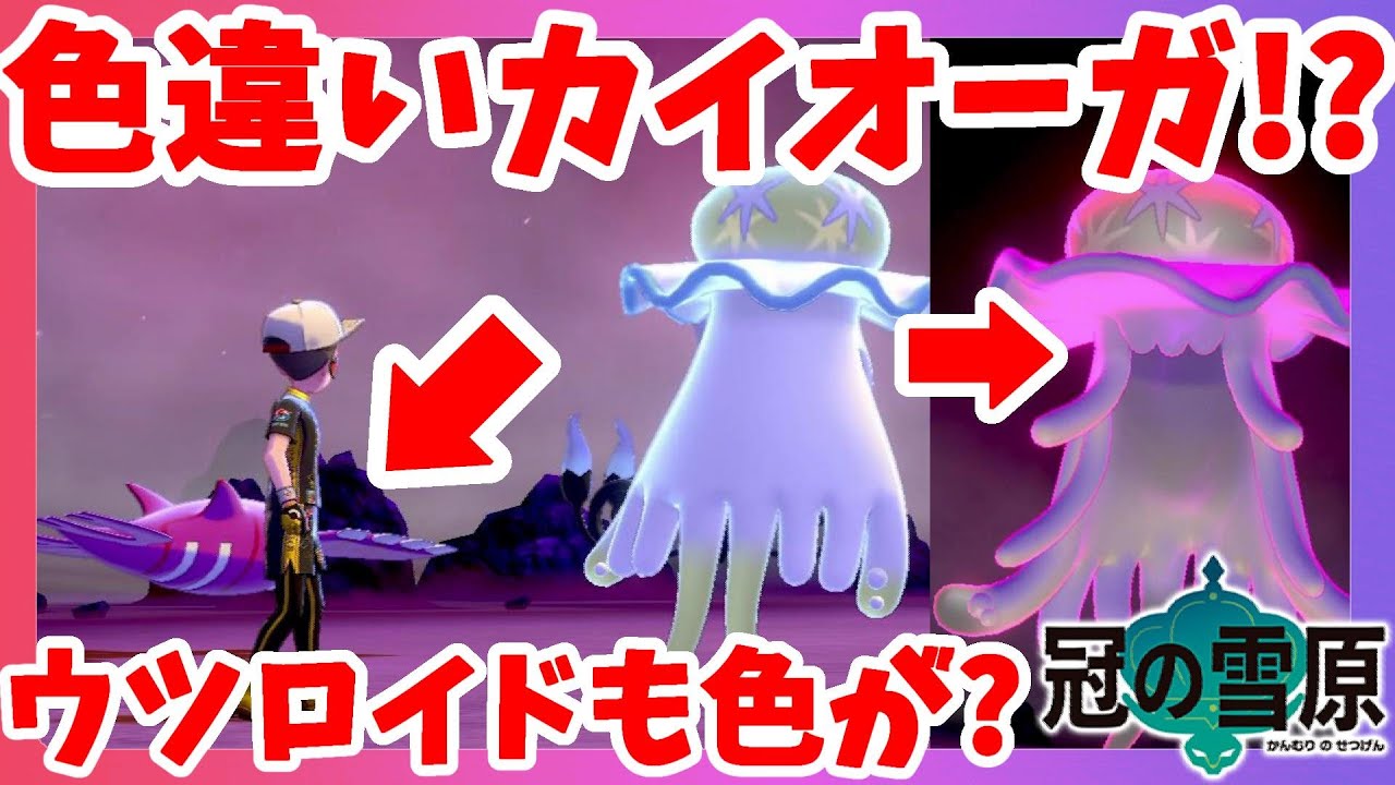 【ポケモンソードシールド】ウツロイドと出かけたら伝説色違いが！？冠の雪原【エキスパンションパス】