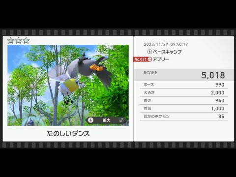 【Newポケモンスナップ】★3アブリー5018