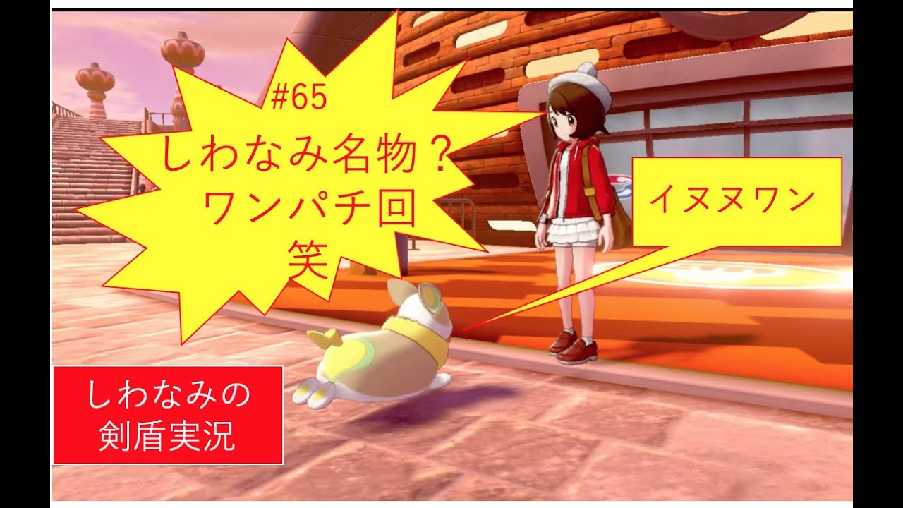 #65 イヌヌワン！！しわなみ名物？ワンパチ回。おまけにジムチャレンジ？？笑【のんびりポケモン剣盾ストーリー】