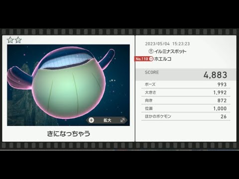 【Newポケモンスナップ】★2ホエルコ4883