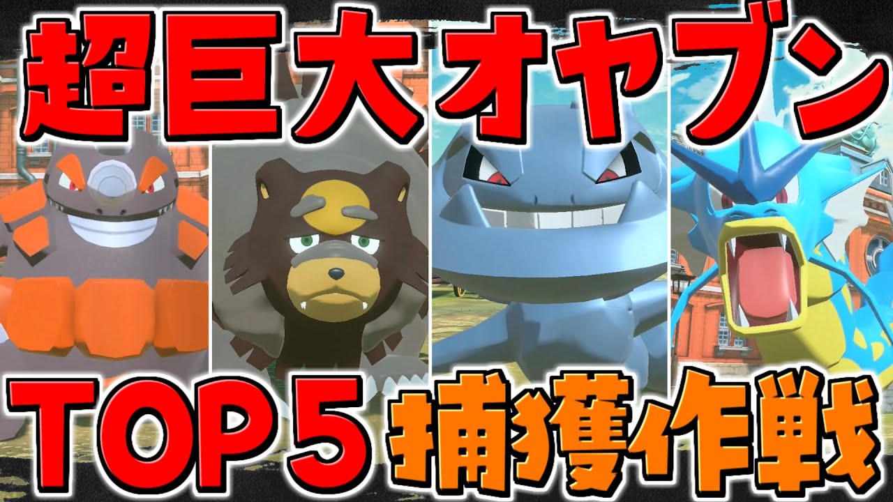 【レジェンズアルセウス 】巨大なオヤブンポケモンTOP5を捕まえろ！！【ゆっくり実況/Pokémon LEGENDS アルセウス】