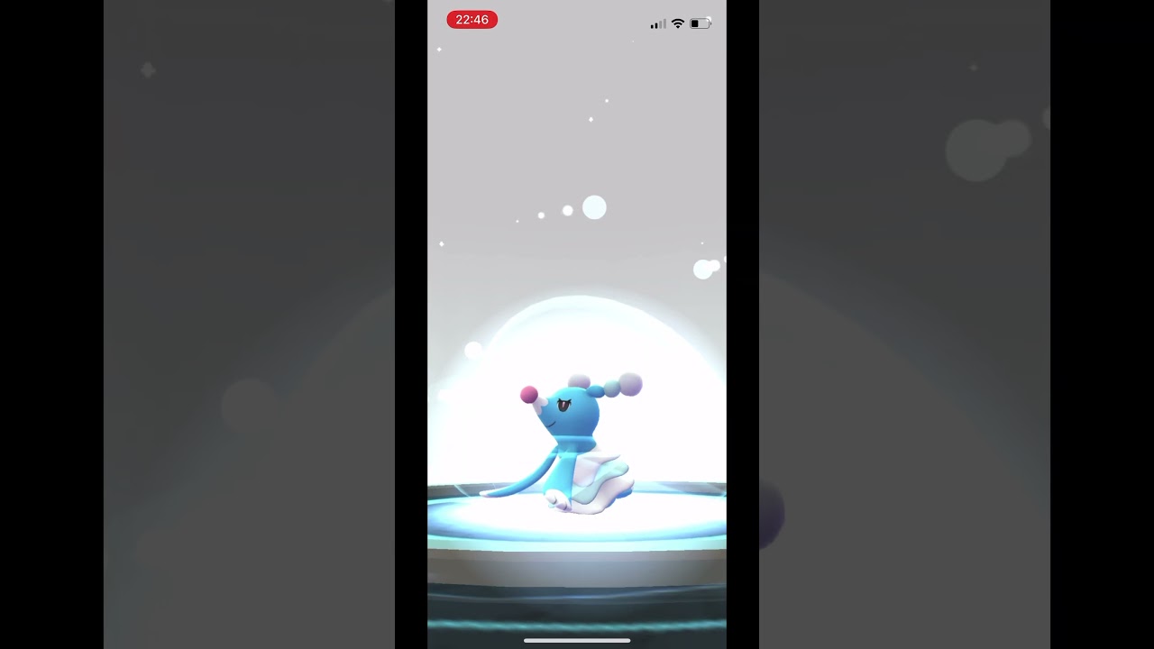 ポケモンgo アシレーヌに進化させてみた　アシマリ　オシャマリ　アシレーヌ　#pokemongo