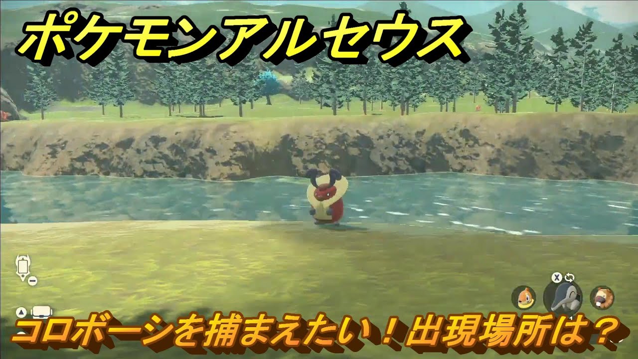 ポケモンアルセウス　コロボーシを捕まえたい！出現場所は？　＃２６　【Pokémon LEGENDS アルセウス】
