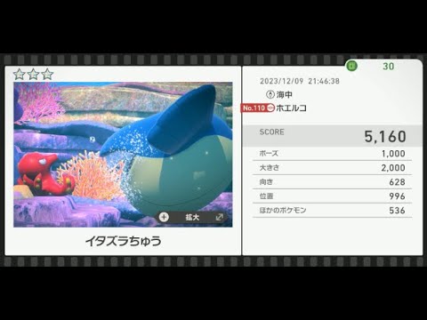 【Newポケモンスナップ】★3ホエルコ5160