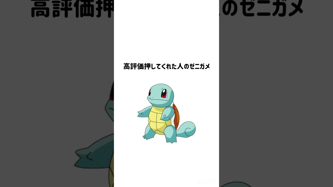 〇〇した人のゼニガメ#shorts