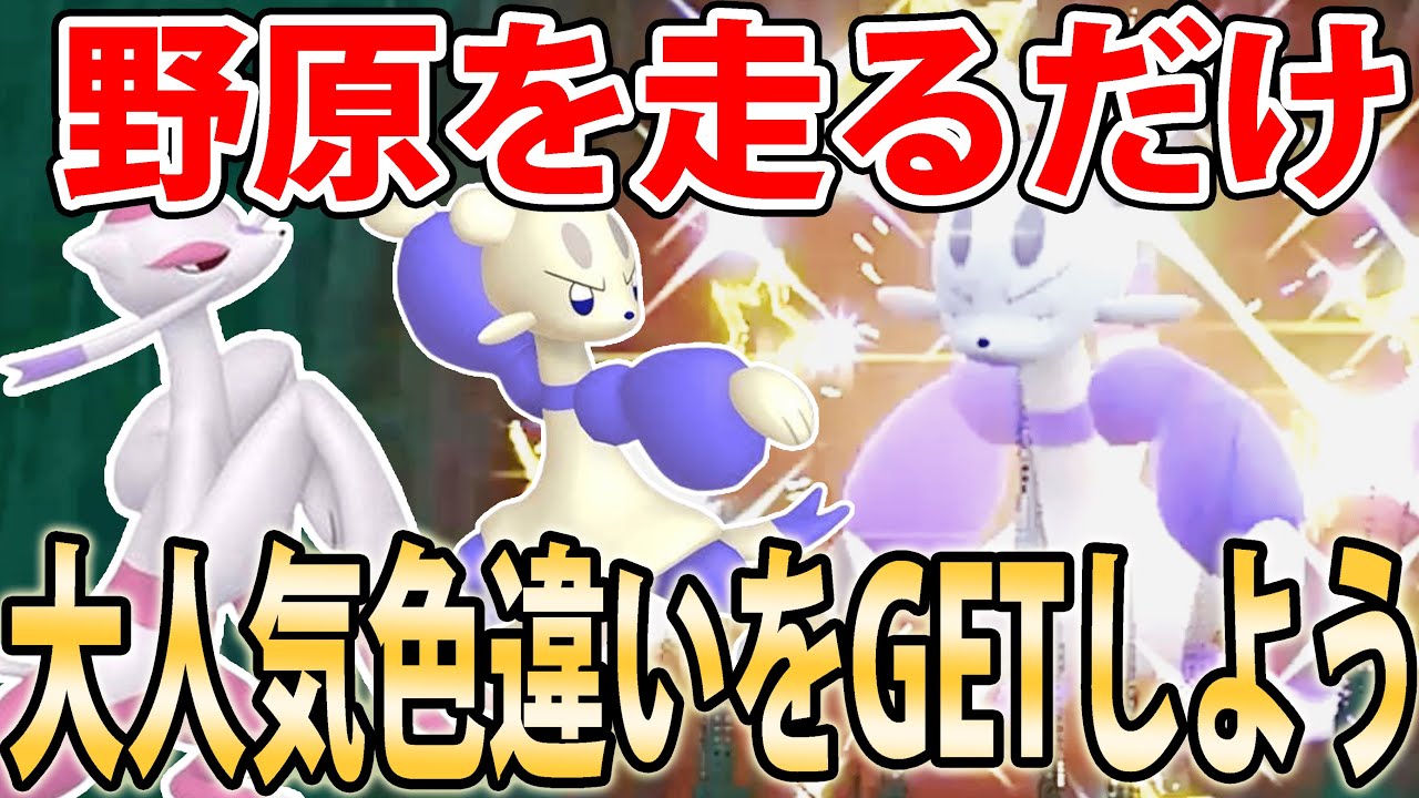 【今すぐやろう】色違いコジョフー＆コジョンドの簡単な入手方法を紹介！何も考えずできます【ポケモンSV】