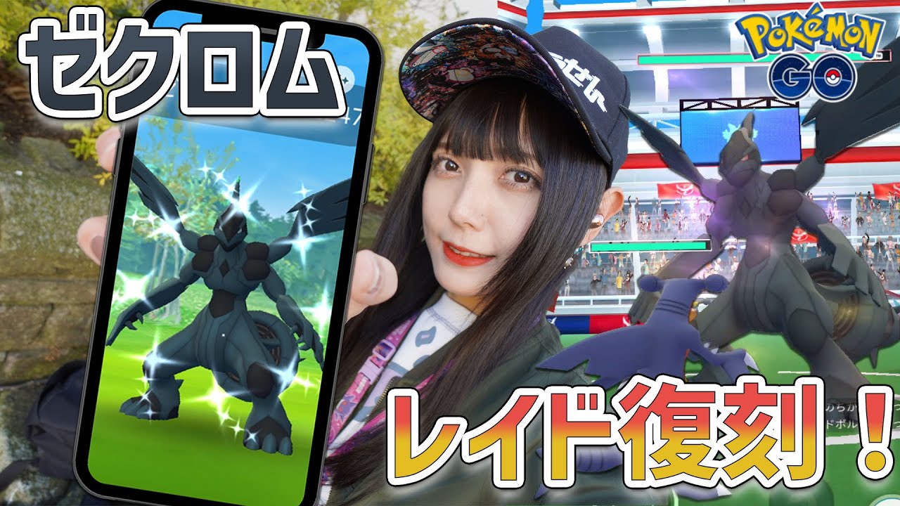ゼクロム復刻！色違いも欲しいけど個体値100の方が欲しい！【ポケモンGO】