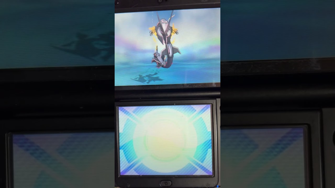 【ポケモン】ウルトラサン 色違いメガレックウザのガリョウテンセイ #ポケモン #pokemon #レックウザ #3ds #ウルトラサン