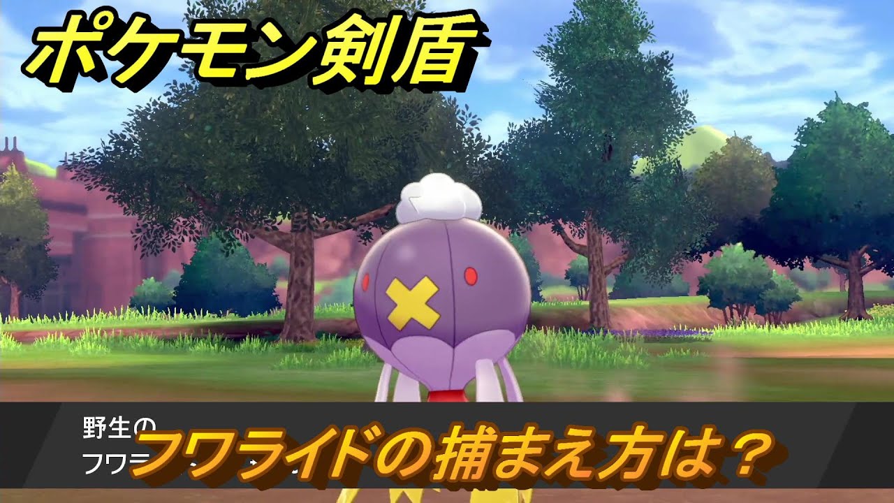 ポケモン剣盾　フワライドの出現場所は？オススメの場所は？天気は？ポケモン図鑑コンプへの道！　最新版【ポケモンソード・シールド】