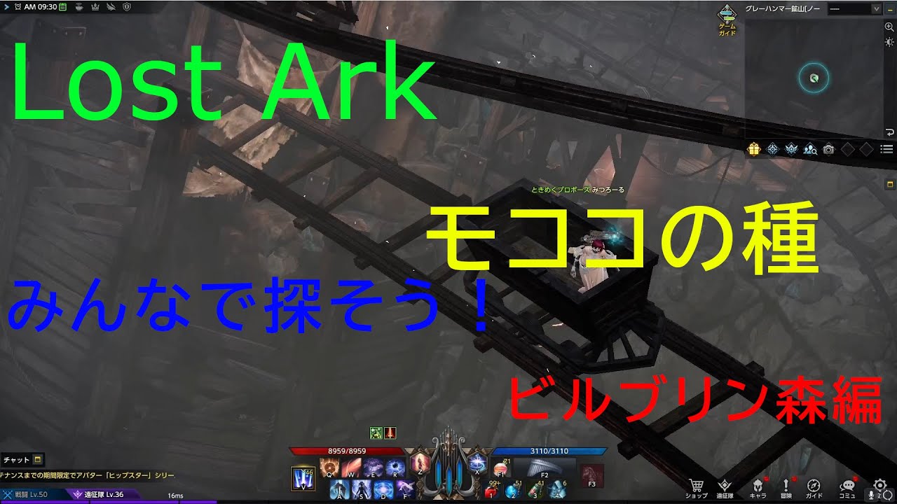 【ロストアーク】モココを探して大冒険　雑談【ビルブリン森編】