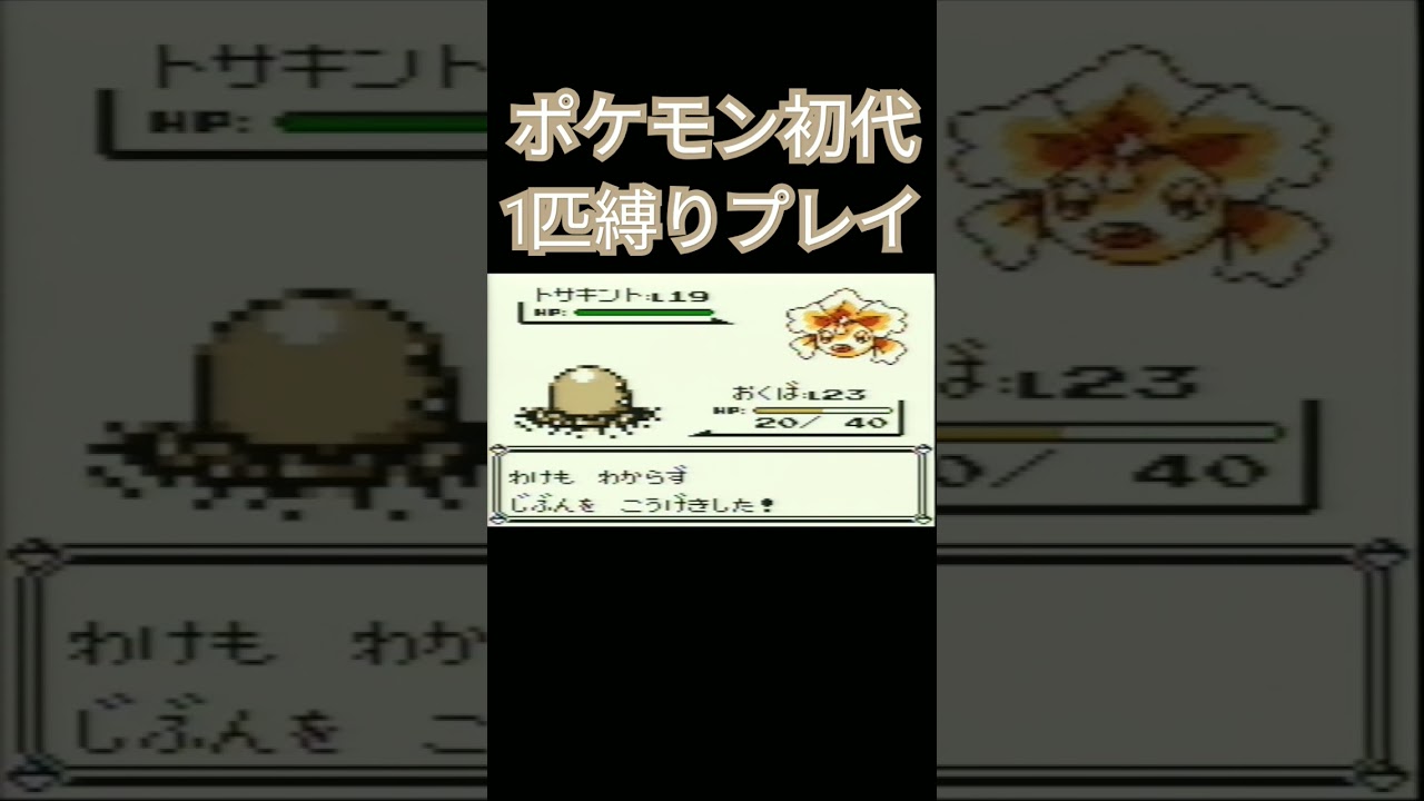 【ポケモン初代】ポケモン初代1匹縛りプレイ!!ディグダver【縛りプレイ】#ポケモン初代 #縛りプレイ #ディグダ #ダグトリオ #ゲーム実況