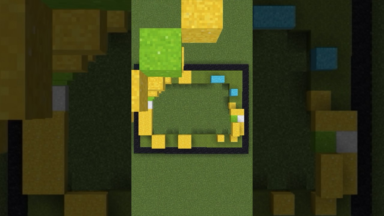 ”ヤマネコ”のサンドアート 【マイクラ/マインクラフト/Minecraft】 #shorts