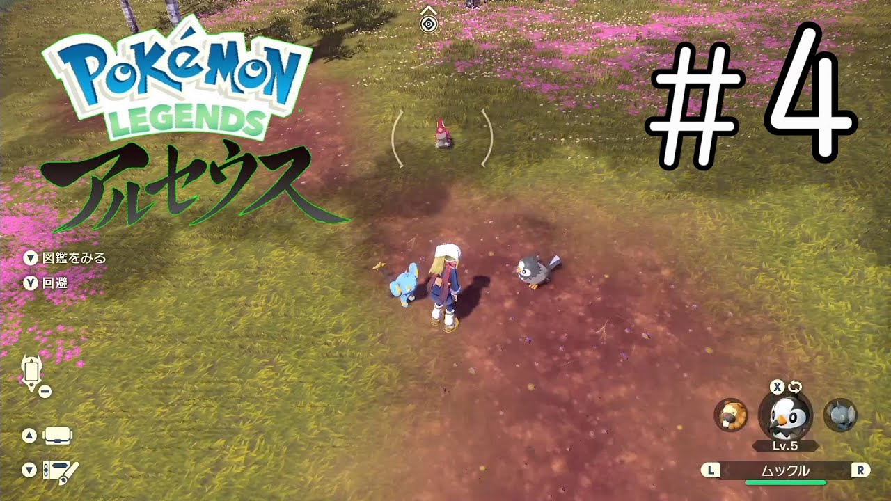 ポケモン新作『Pokémon LEGENDS アルセウス』#4 ケムッソに惚れた日