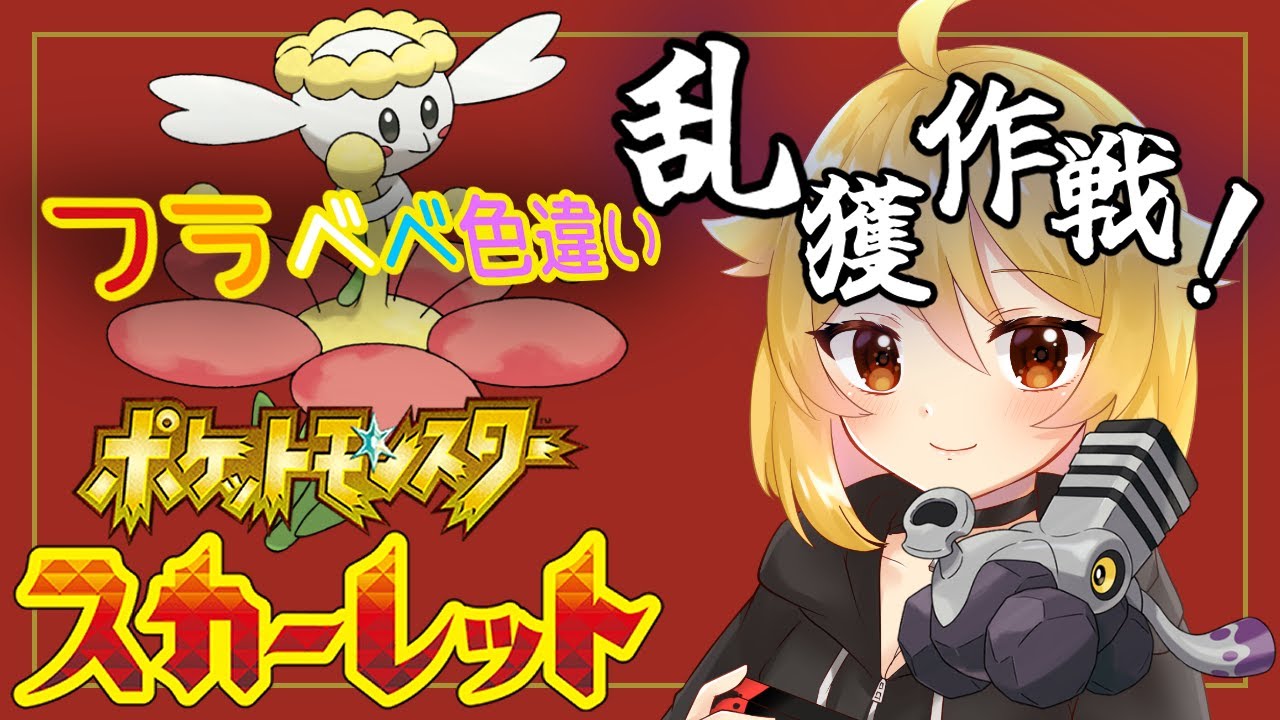【#ポケモンSV】フラベベ大量発生！5色コンプのチャンス！？【#新人Vtuber/#なーちちゃんねる】なちらいぶ # 203