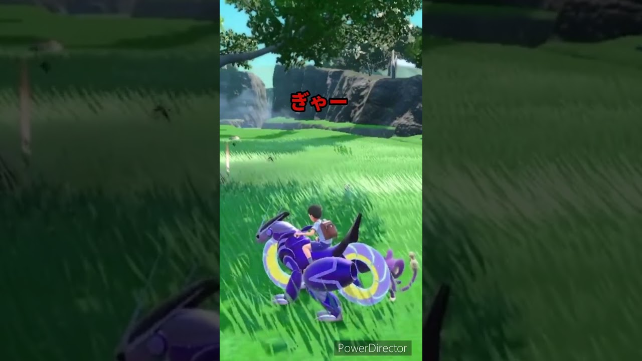 【ポケモンバイオレット】後ろからエイパム　#ポケモンバイオレット #ゲームリハビリ #shorts