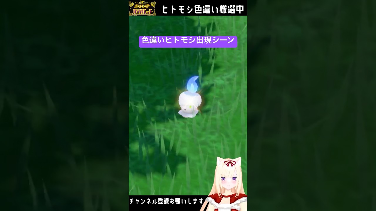 #ポケモンsv 色違いヒトモシ出現シーン #shorts