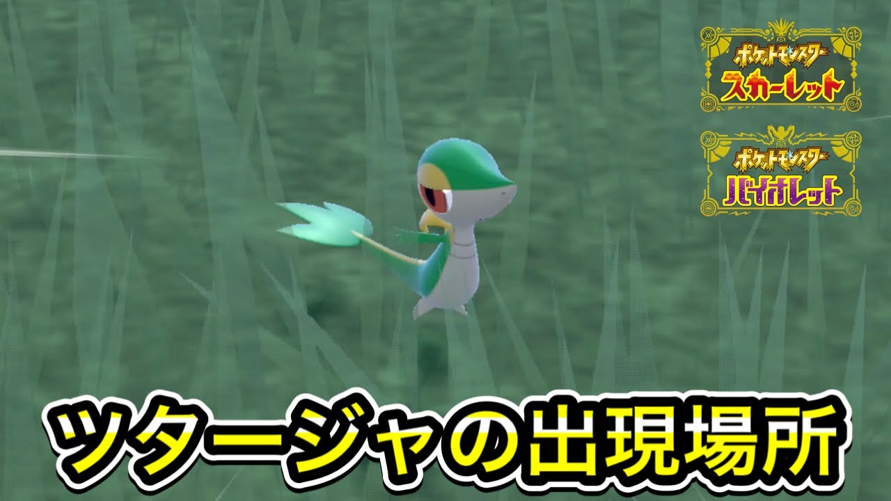 【ポケモンSV】ツタージャの入手方法！出現場所まで案内します