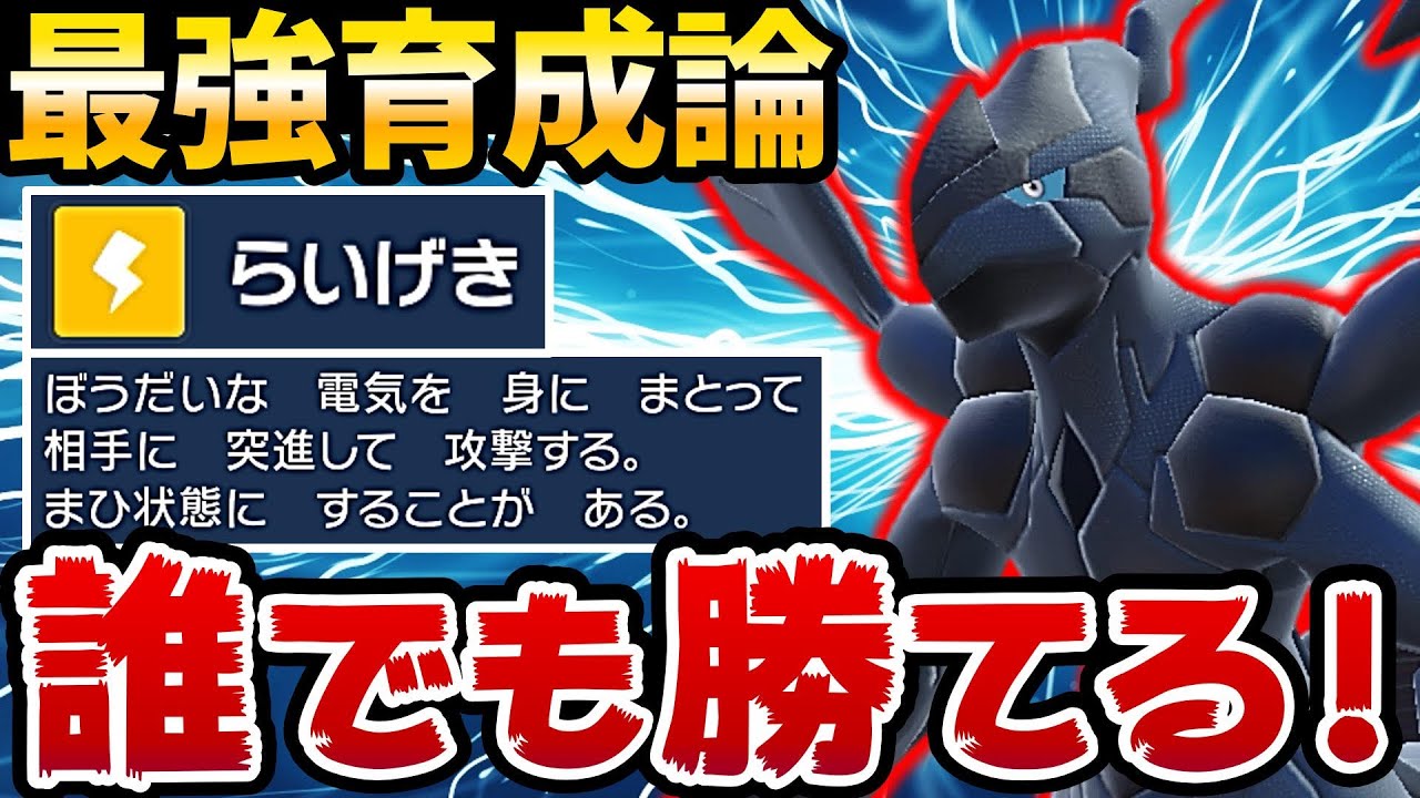 【黒き英雄】ゼクロムに技●●入れるだけで無双できる‼️【ゼクロム最強育成論】【ポケモンSV】