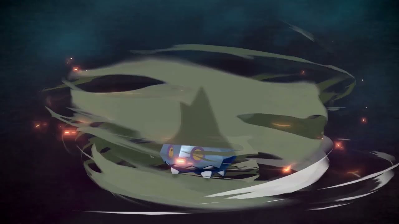 ポケモンレジェンズアルセウス進化シーン カチコール Bergmite ヒスイクレベース Hisuian Avalugg 215～216