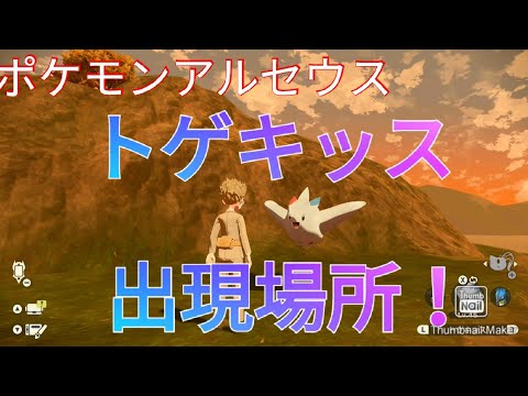 「ポケモンレジェンズアルセウス」トゲキッス！出現場所！