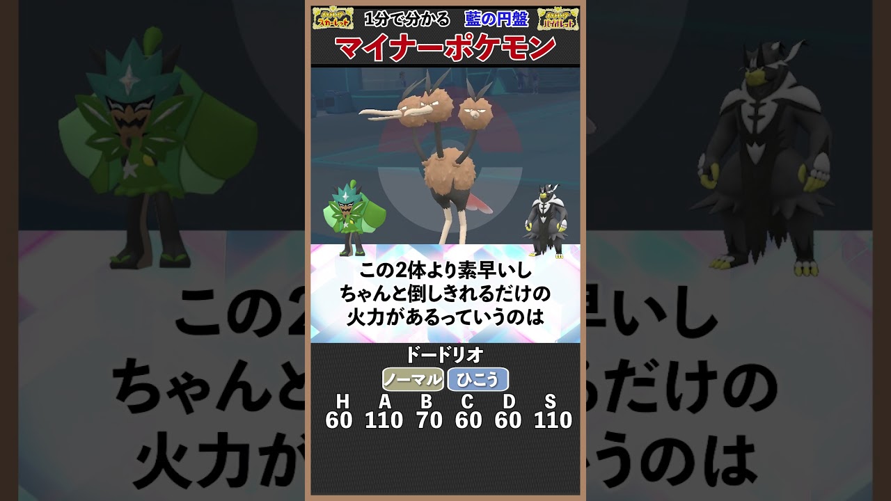 今作はマジでワンチャンある #ポケモンsv  #藍の円盤